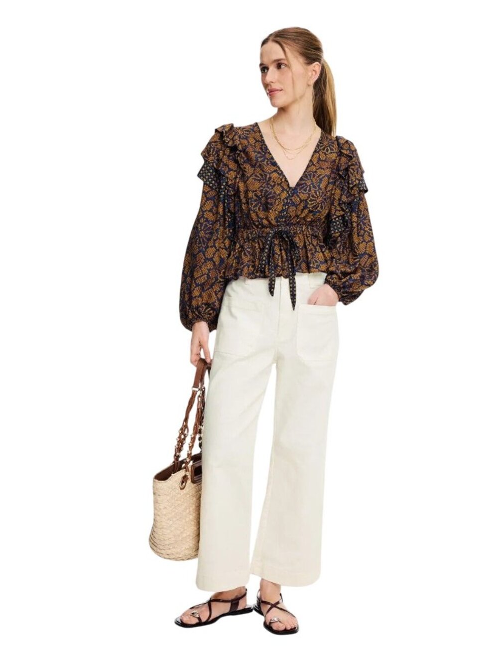 Dea Kudibal Miadea Jeans in White Large Womens Denim Pants